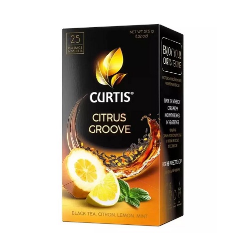 Curtis чай черный Citrus Groove, 25 пакетиков